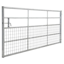 Galvanised Metal Field Farm Equestrian Entrance Security Gate 3ft-12ft