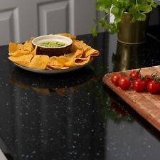 Self Adhesive Vinyl Wrap Film for Kitchen Worktops dc fix Black Granite Quartz