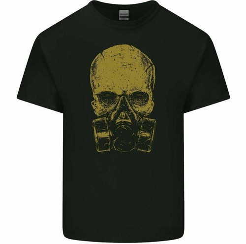 Gasmask skull shirt - skull, mens