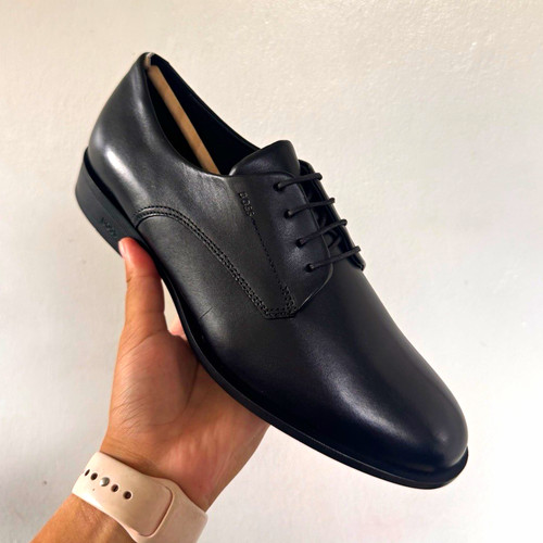 Boss black leather - boss, derby