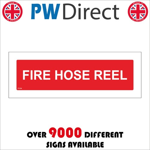 Sign fire hose reel water - hose,