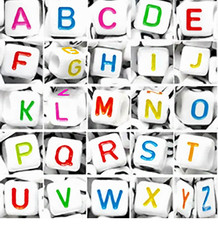 6mm white cube Acrylic