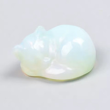 Natural Gemstone Sleeping Cat