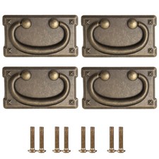 4/8Pcs Rustic Handle Oak