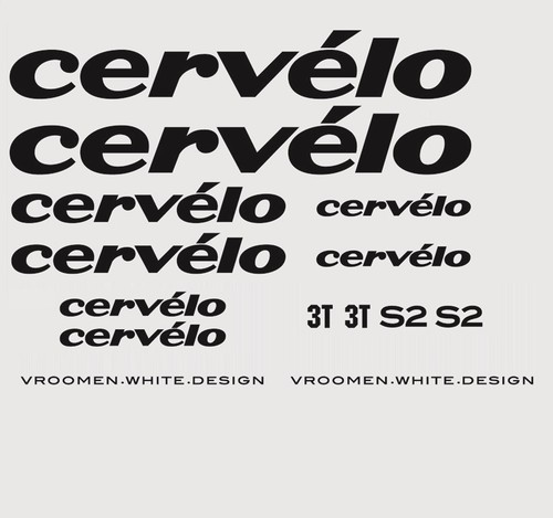 Cervelo bicycle decals - s2,