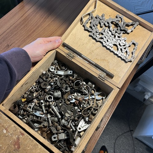 Vintage bicycle parts - parts, and
