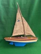 Vintage Seifert-Boot 15 Inch Pond Yacht For Light Restoration.