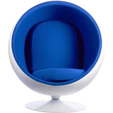 Retro Ball Chair with Cashmere