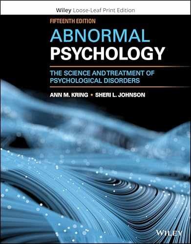 Abnormal psychology the - abnormal, psychology:
