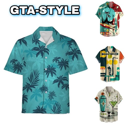 Mens hawaiian shirt 5xl - shirt, s-5xl