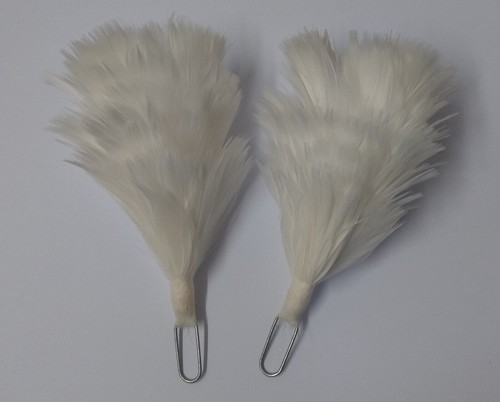 Plumes army issue white - plumes,