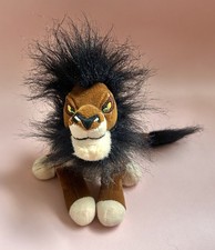 💛 Disney 💛 The Lion King 6” Scar Lion Beanie Plush Soft Toy