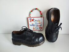 Dr Martens 1461 1925 platform england vintage metal toe black shoes UK8 EU42