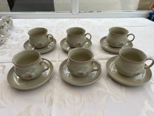 Denby daybreak tea cups - 6x,