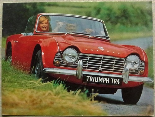 Triumph tr4 sports car - triumph,
