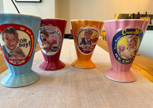 Set ceramic glazed - of,