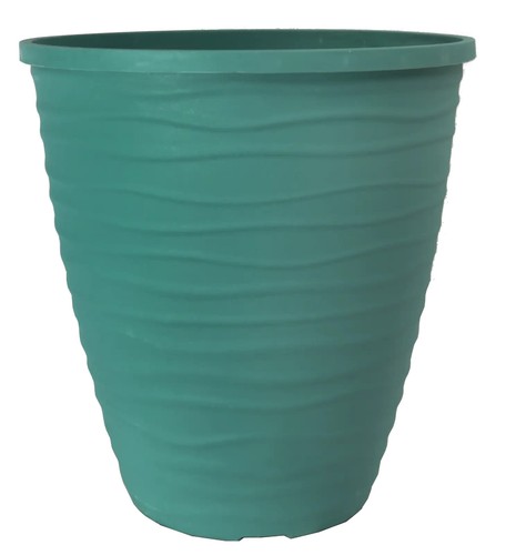 Large teal plant pot - teal, litre