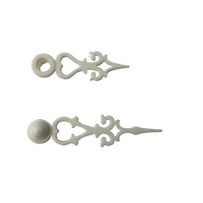 Quartz Cuckoo Clock Hands White Plastic 57/40mm Minute & Hour Replacement Parts