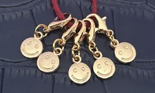 Set Of 5 Smiley Face Charmed Crochet/Knitting Stitch Markers. Gift Idea.