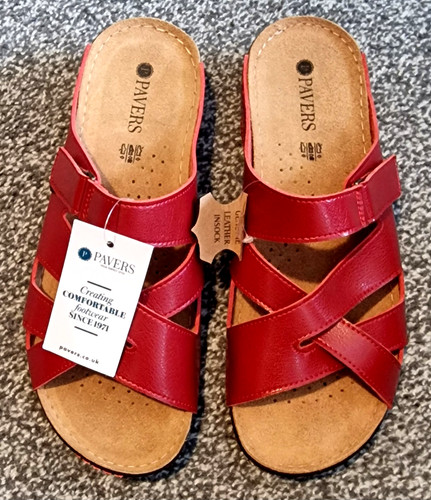 Pavers sandals size red - sandals,