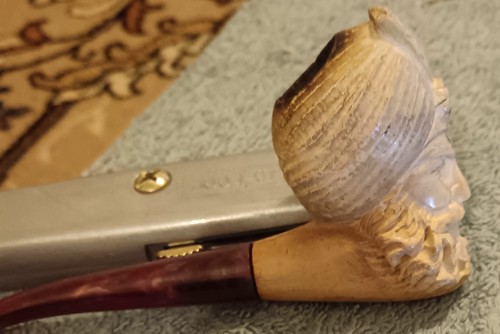 Vintage meerschaum pipe - vintage,
