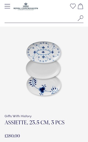 Royal copenhagen assiette - copenhagen,