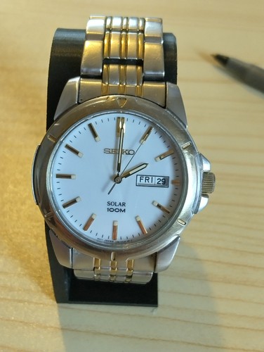 Seiko solar watch wristwatch - solar,
