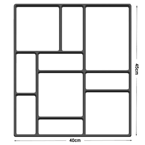 Pavement concrete mold garden - concrete,