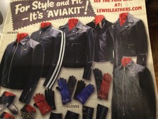 D LEWIS LEATHERS JACKET GLOVES