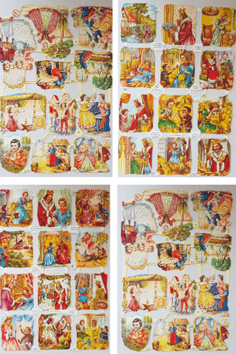 Vintage style fairytale paper - style,