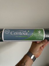 Contour Wallpaper Teal Pattern