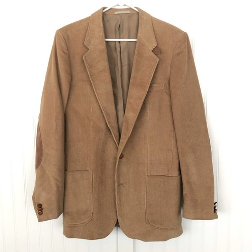 Vintage tan corduroy blazer - vintage,