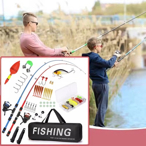 Fishing pole set - pole, telescopic