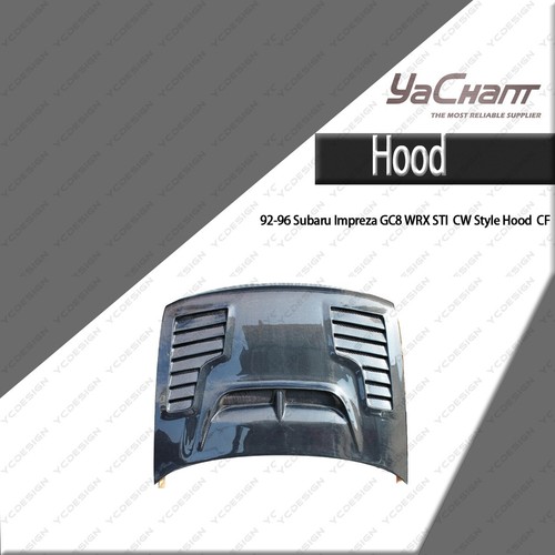 Carbon style front hood - cw,