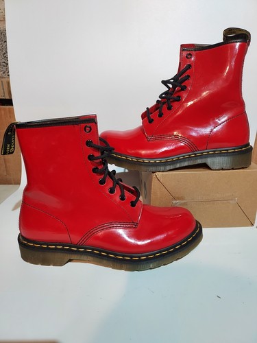 Martens 1460 red patent - dr,