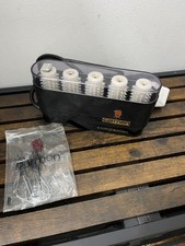 Vintage Carmen Companion 5 Heated Hair Rollers Curlers For Travel Working