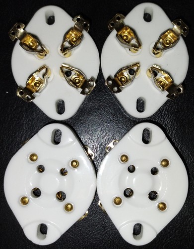 Pin socket gold plated - 4,