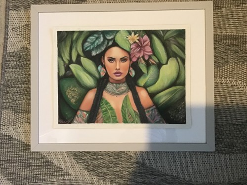 Original pastel portrait - , a