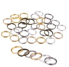 4-16mm Double Loop Jump Rings Metal DIY Jewelry Findings Open Jewellery Split UK