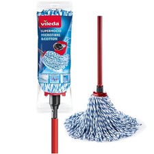 Vileda SuperMocio Microfibre & Cotton Mop Refill | Deep Clean Hard Floors - 0164