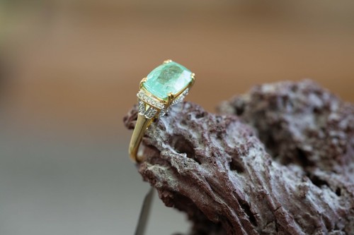 Paraiba tourmaline diamond - tourmaline, &