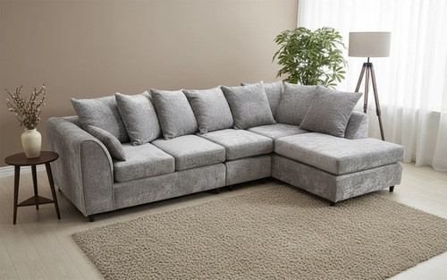 Chenille seater corner couch - 5,