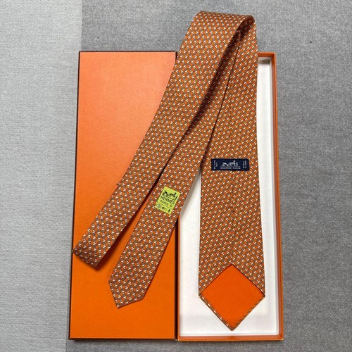 Hermes tie orange audio motif - audio,