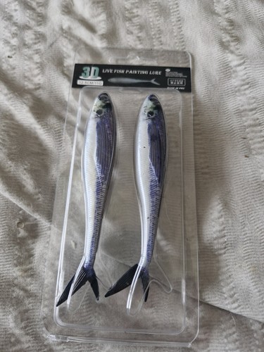 Live fish painted shads - 3d,