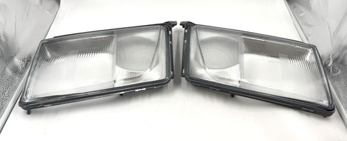 Headlight glass with frame - headlight,