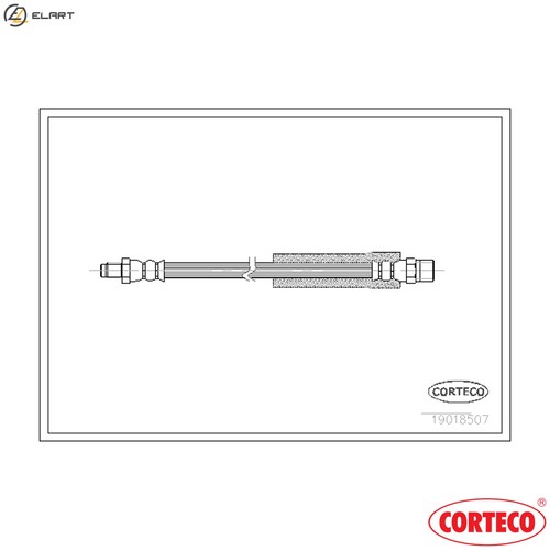 Brake hose 19018507 for - brake,