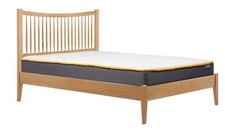 Solid Real Oak Bed Frame,Spindle Bedstead.Oak Wood Wooden