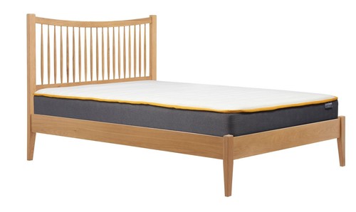 Solid real oak bed - oak,