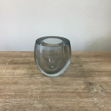 Rare Vintage Stormbergshyttan Swedish Art Glass Vase Scandinavian Mid Century