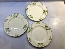 3 X Vintage Alfred Meakin Royal Marigold Greenways 10" plates